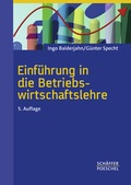 Cover: Einf&uuml;hrung in die Betriebswirtschaftslehre - Sch&auml;ffer-Poeschel