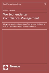 Abbildung von: Werteorientiertes Compliance-Management - Nomos