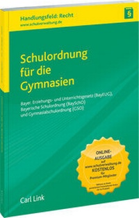 Abbildung von: Schulordnung für die Gymnasien - Carl Link Verlag