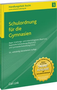 Abbildung von: Schulordnung für die Gymnasien - Carl Link Verlag