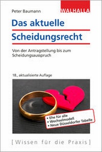 Abbildung von: Das aktuelle Scheidungsrecht - Walhalla