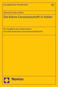 Abbildung von: Die Kleine Genossenschaft in Italien - Nomos