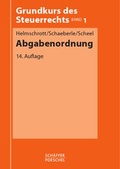 Cover: Abgabenordnung - Sch&auml;ffer-Poeschel