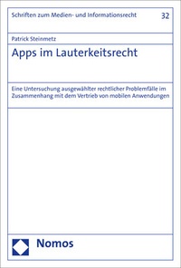 Abbildung von: Apps im Lauterkeitsrecht - Nomos