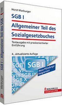 Abbildung von: SGB I - Allgemeiner Teil des Sozialgesetzbuches - Walhalla