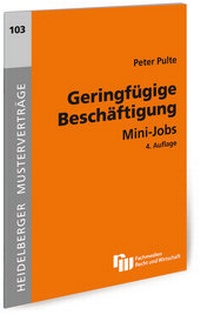Abbildung von: Geringfügige Beschäftigung - Fachmedien Recht und Wirtschaft