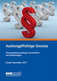 Abbildung von: Aushangpflichtige Gesetze - ecomed Storck
