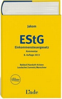 Abbildung von: Jakom Einkommensteuergesetz 2015 - Linde