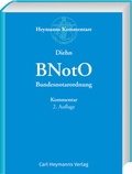 Abbildung von: BNotO - Bundesnotarordnung - Carl Heymanns Verlag