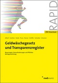 Cover: Geldw&auml;schegesetz und Transparenzregister - NWB