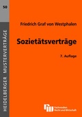 Cover: Soziet&auml;tsvertr&auml;ge - Fachmedien Recht und Wirtschaft