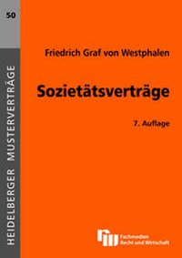 Abbildung von: Sozietätsverträge - Fachmedien Recht und Wirtschaft