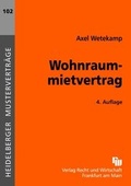 Cover: Wohnraummietvertrag - Fachmedien Recht und Wirtschaft
