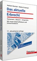 Cover: Das aktuelle Erbrecht - Walhalla
