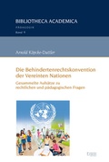 Cover: Die Behindertenrechtskonvention der Vereinten Nationen - Ergon