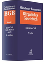 Bild: Münchener Kommentar zum Bürgerlichen Gesetzbuch: BGB Band 1 - C.H.BECK