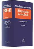 Bild: M&uuml;nchener Kommentar zum B&uuml;rgerlichen Gesetzbuch: BGB Band 1 - C.H.BECK