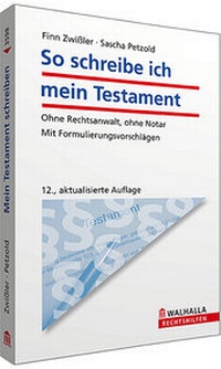Abbildung von: So schreibe ich mein Testament - Walhalla