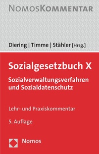 Abbildung von: Sozialgesetzbuch X - Nomos