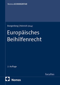 Abbildung von: Europäisches Beihilfenrecht - Nomos