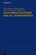 Cover: Staatsrechtslehrer des 20. Jahrhunderts - De Gruyter