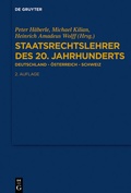 Cover: Staatsrechtslehrer des 20. Jahrhunderts - De Gruyter