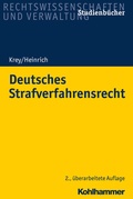 Cover: Deutsches Strafverfahrensrecht - Kohlhammer