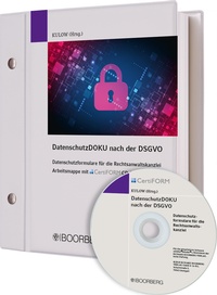 Abbildung von: DatenschutzDOKU nach der DSGVO  - Boorberg