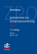 Cover: Kommentar zur Zivilprozessordnung - Band 4 - Mohr Siebeck