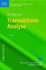 Cover: Transaktions-Analyse - Fachmedien Recht und Wirtschaft