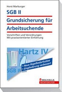 Abbildung von: SGB II - Grundsicherung für Arbeitsuchende - Walhalla