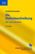 Cover: Die Stellenbeschreibung - Deutscher Fachverlag