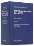 Abbildung von: Betriebsrentenrecht (BetrAVG) Band II: Steuerrecht/Sozialabgaben, HGB/IFRS - Grundwerk mit Fortsetzungsbezug - Vahlen