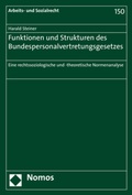 Cover: Funktionen und Strukturen des Bundespersonalvertretungsgesetzes - Nomos