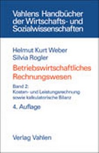 Abbildung von: Betriebswirtschaftliches Rechnungswesen - Vahlen