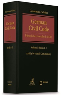 Enlarge image Cover: German Civil Code - Volume I - C.H.BECK