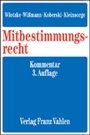 Cover: Mitbestimmungsrecht - Vahlen