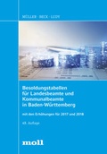 Cover: Besoldungstabellen f&uuml;r Landesbeamte und Kommunalbeamte in Baden-W&uuml;rttemberg - Boorberg