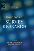 Cover: Handbook of Survey Research - Emerald Group Publishing Limited