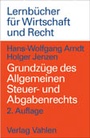 Bild: Grundzüge des Allgemeinen Steuer- und Abgabenrechts - Vahlen