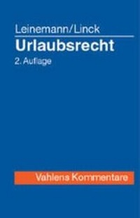 Abbildung von: Urlaubsrecht - Vahlen