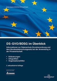 Abbildung von: DS-GVO/BDSG im Überblick - Datakontext