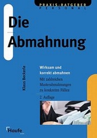 Enlarge image Cover: Die Abmahnung - Haufe-Lexware