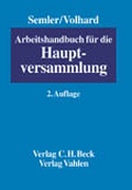 Abbildung von: Arbeitshandbuch für die Hauptversammlung - Vahlen