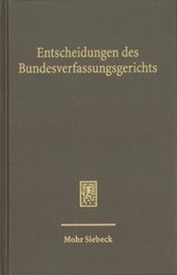 Abbildung von: Entscheidungen des Bundesverfassungsgerichts (BVerfGE) - Band 145 - Mohr Siebeck