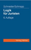 Cover: Logik f&uuml;r Juristen - Vahlen