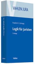 Cover: Logik f&uuml;r Juristen - Vahlen