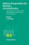 Cover: Vahlens Kompendium der Betriebswirtschaftslehre - Vahlen