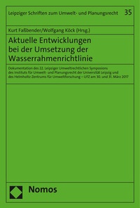 Abbildung von: Aktuelle Entwicklungen bei der Umsetzung der Wasserrahmenrichtlinie - Nomos