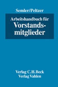 Abbildung von: Arbeitshandbuch für Vorstandsmitglieder - Vahlen